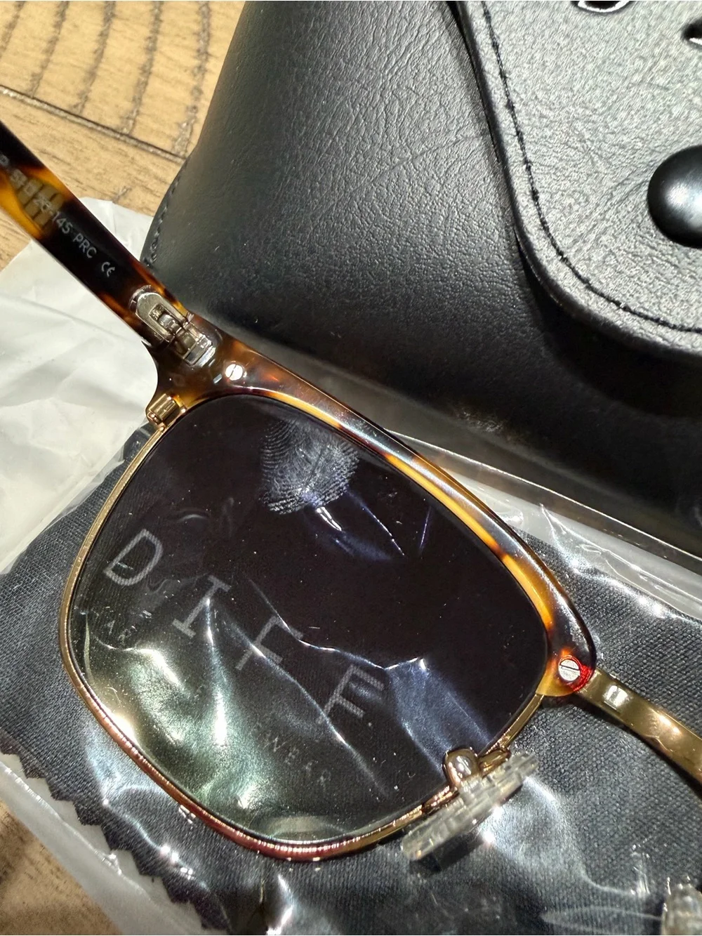 Tortoise Shell and Gold Women's Sunglasses